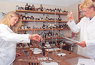 Exeter Tutorial College chemistry class
